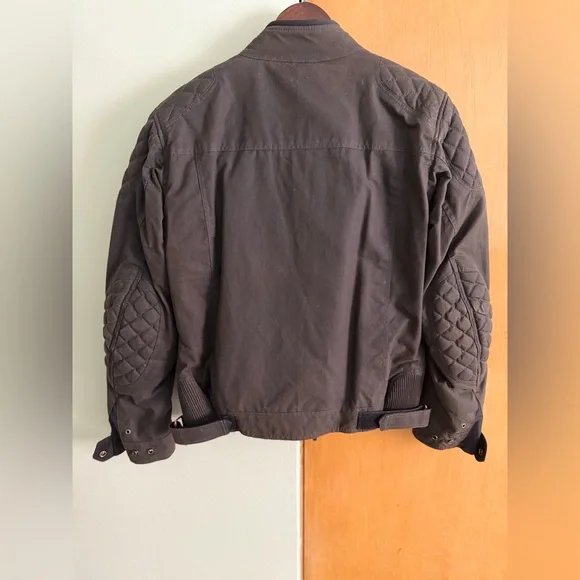 Iron & Resin Scrambler Jacket- Dark Olive Moto Jacket - Picture 7 of 11